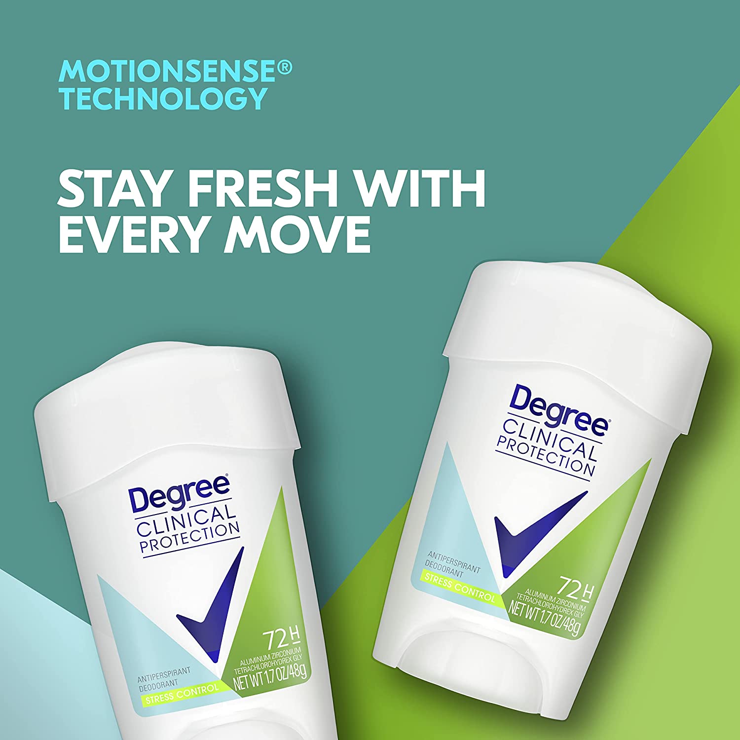 Degree Clinical Protection Stress Control Antiperspirant Deodorant